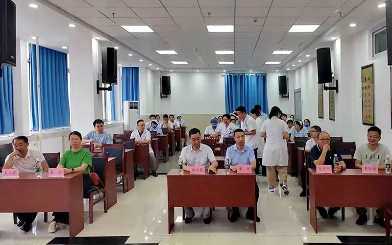 九江市医学会肠外肠内营养分会到柴桑区中医医院开展学术交流
