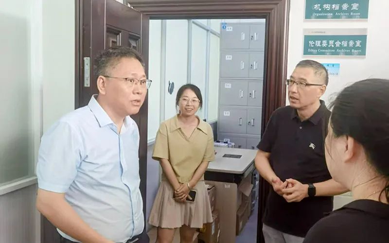 九江学院附属医院接受省药监局药物临床试验机构日常监督检查
