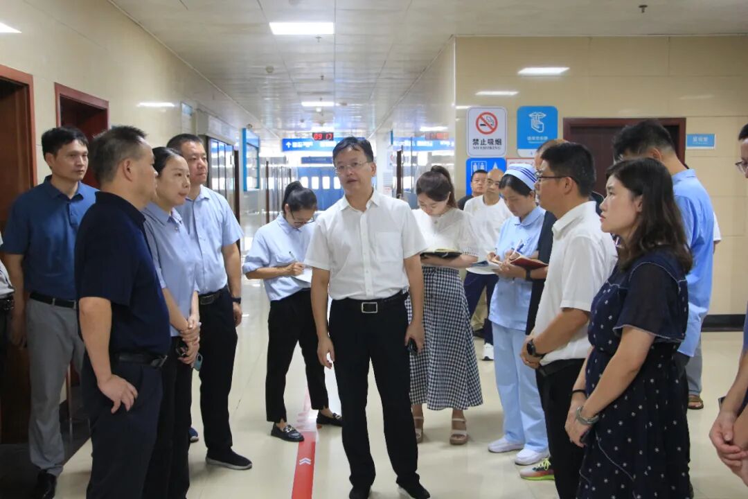 九江市第三人民医院党委书记朱晶带队开展行政大查房活动