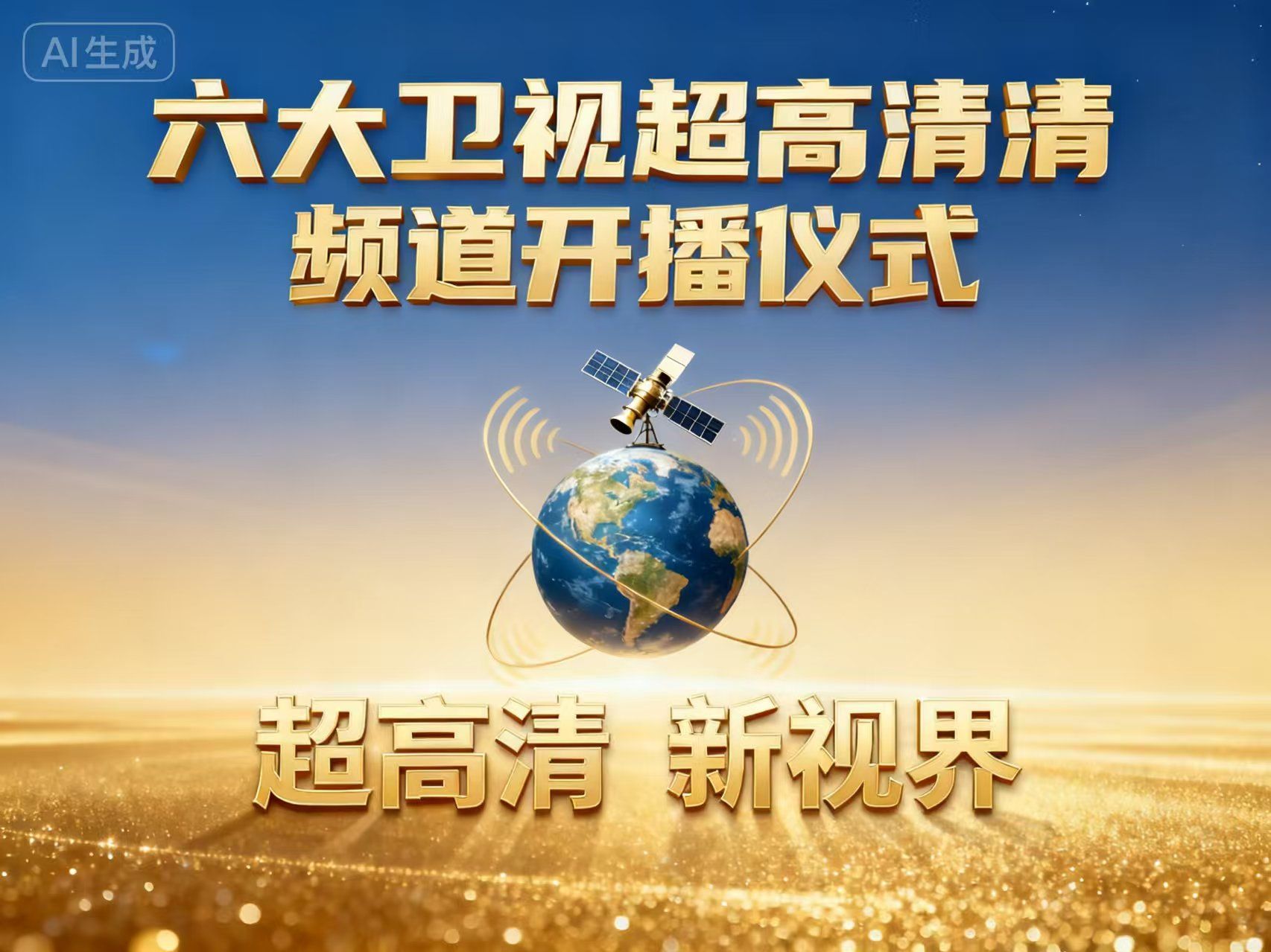 六大卫视超高清频道开播仪式宣传片